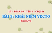 Khái niệm vectơ là gì, hai vectơ cùng phương cùng hướng và hai...